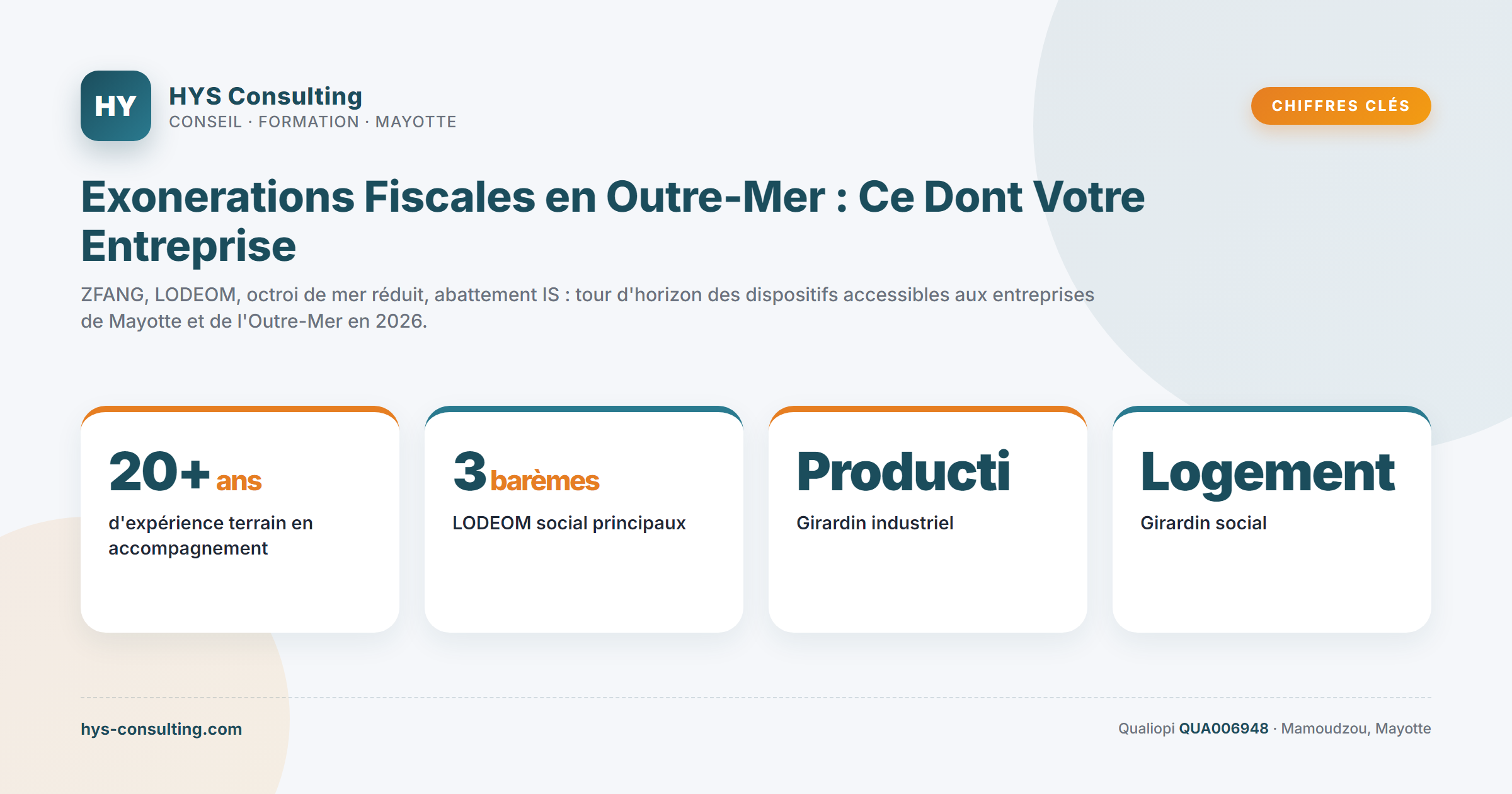 Chiffres clés — Exonerations Fiscales en Outre-Mer : Ce Dont Votre Entreprise…