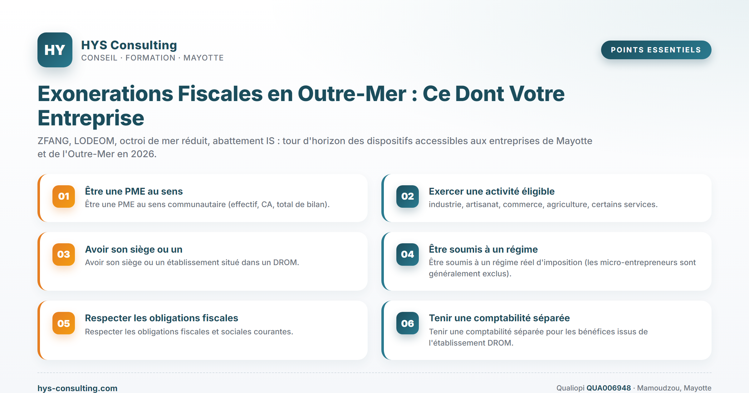 Points essentiels — Exonerations Fiscales en Outre-Mer : Ce Dont Votre Entreprise…